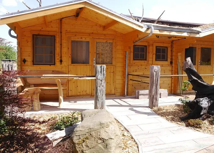 Landhaeuschen Sperlingslust ロッジ ラインスベルク